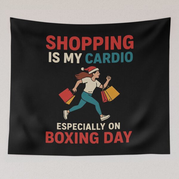 Item preview, Shopping Is My Cardio Funny Boxing Day Shopper designed and sold by SidTastic .