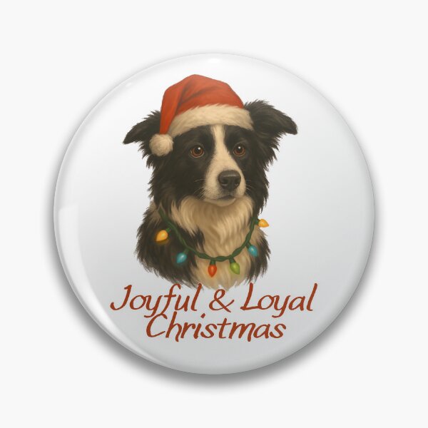 Item preview, Joyful & Loyal Christmas – Border Collie Holiday Design designed and sold by SVALANART.