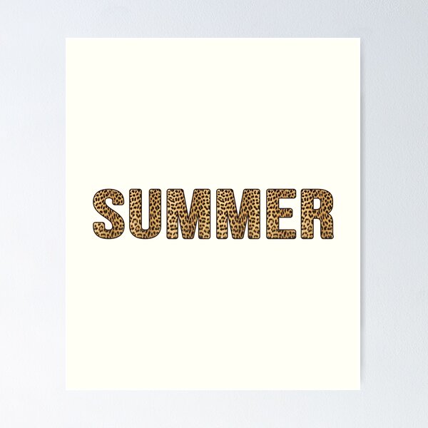 Item preview, Summer Name Leopard Print designed and sold by Jeallan Designs.