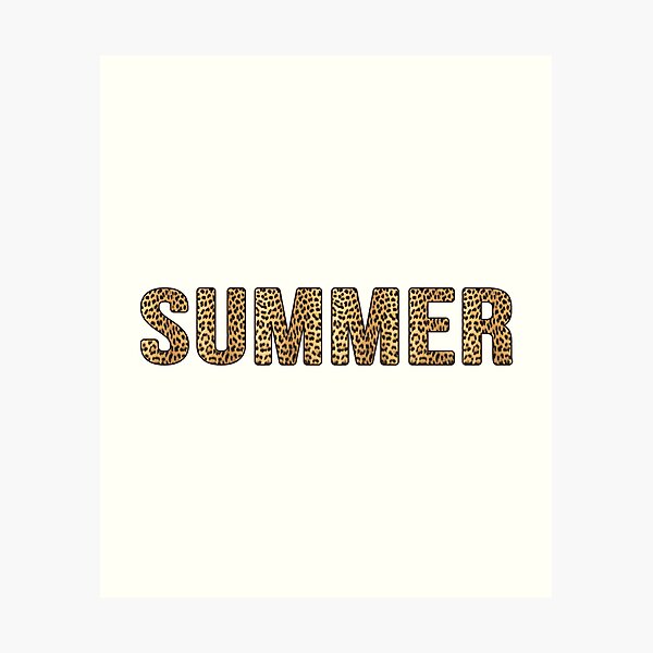 Item preview, Summer Name Leopard Print designed and sold by Jeallan Designs.