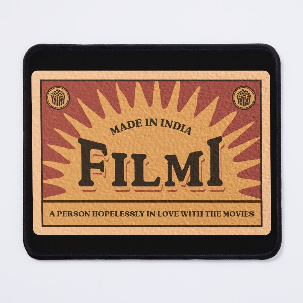 Item preview, Filmi matchbox old paper textured bollywood designed and sold by Old Papers.