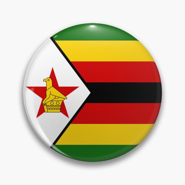 Item preview, Zimbabwe Flag Round Design designed and sold by NTGUILTY.
