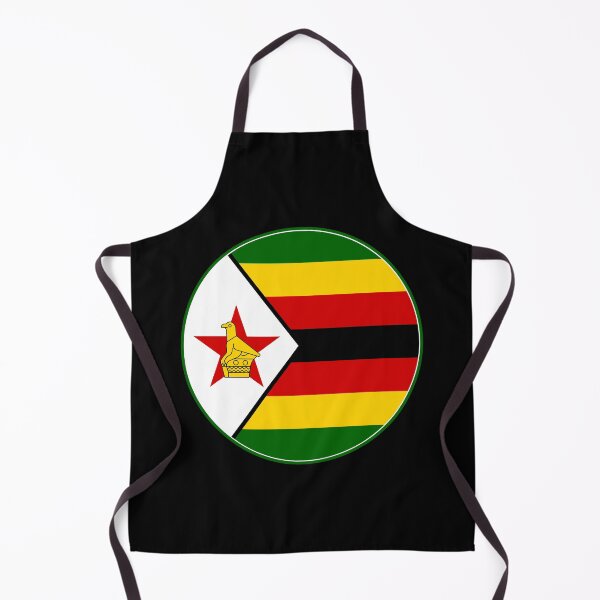 Item preview, Zimbabwe Flag Round Design designed and sold by NTGUILTY.