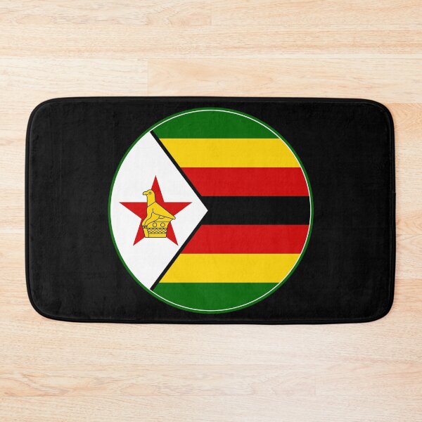 Item preview, Zimbabwe Flag Round Design designed and sold by NTGUILTY.