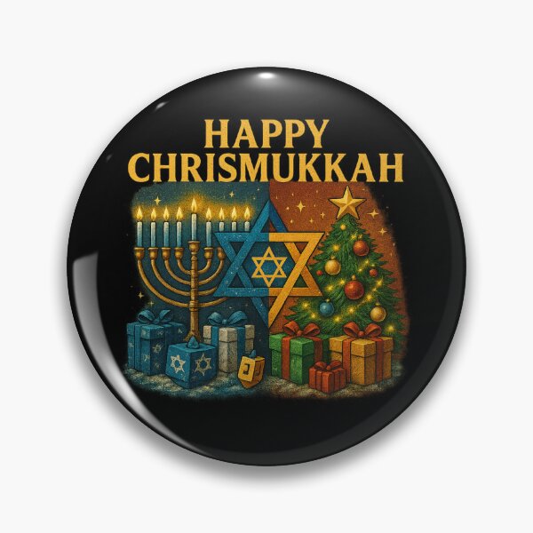 Item preview, Happy Chrismukkah – Funny Interfaith Hanukkah and Christmas Holiday Design designed and sold by AddictiveDesign.