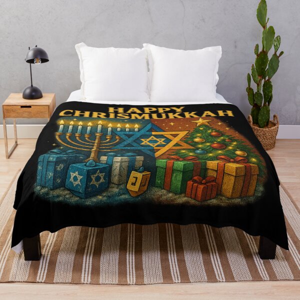 Item preview, Happy Chrismukkah – Funny Interfaith Hanukkah and Christmas Holiday Design designed and sold by AddictiveDesign.