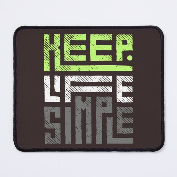 Item preview, keep life simple designed and sold by KindlingArt.