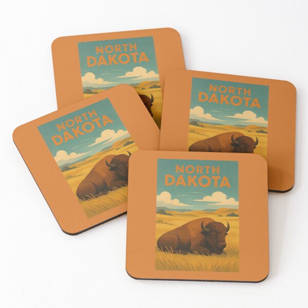 Item preview, North Dakota designed and sold by Broken Antler Designs .