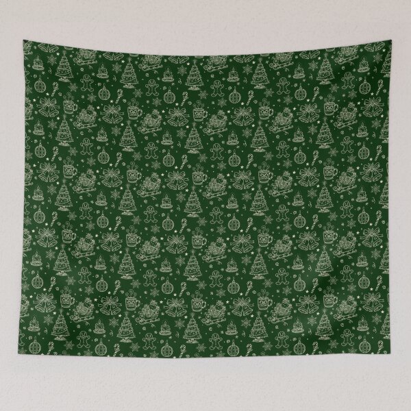 Item preview, Christmas Sketch Pattern designed and sold by sashica.