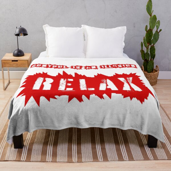 Item preview, Control is an illusion, relax, red inscription designed and sold by silent-violin.
