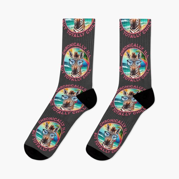 Item preview, Invisible Illness Pride – Beachy Zebra Design designed and sold by Jesabee Designs.
