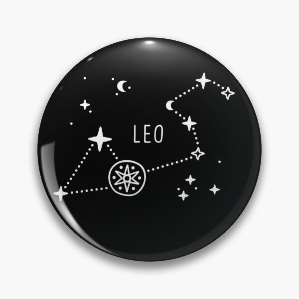 Item preview, Leo Star Sign Constellation – Black & White Celestial Aesthetic designed and sold by RetroChill.
