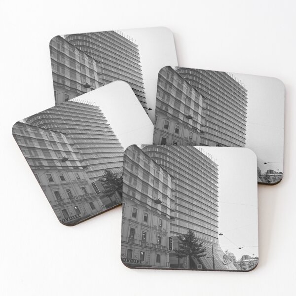 Item preview, Glass steel and old bricks. Wien 2025 bw designed and sold by Jouko Lehto Photography.