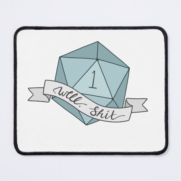 Item preview, DND Funny Dice Sticker designed and sold by dabidraws.