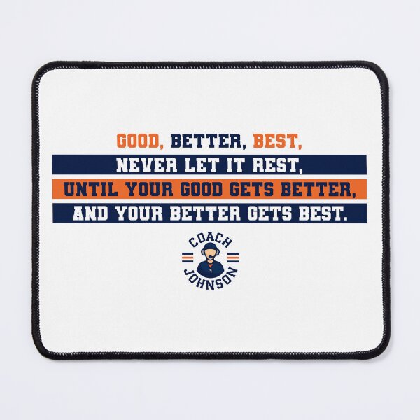 Item preview, Coach Ben Johnson Good, Better, Best Win Speech Art designed and sold by Bear Creative.