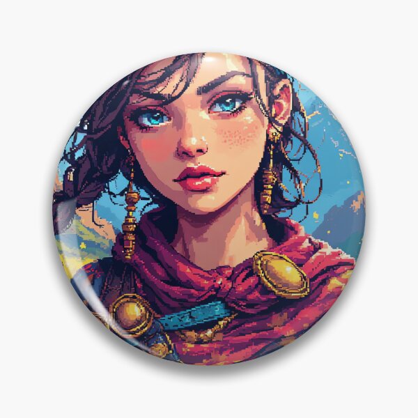 Item preview, Retro Beautiful Girl Blue Eyes designed and sold by jimcaza.