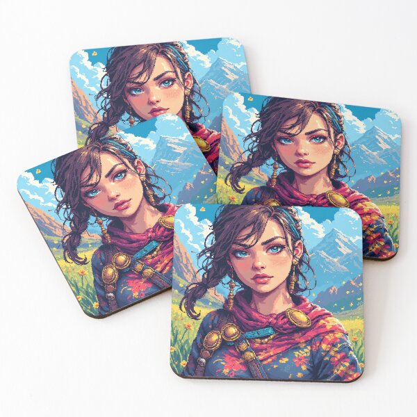Item preview, Retro Beautiful Girl Blue Eyes designed and sold by jimcaza.
