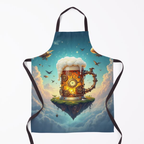 Item preview, A modern, steampunk-inspired fantasy beer mug designed and sold by Marcu Ioachim.