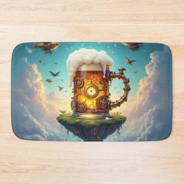 Item preview, A modern, steampunk-inspired fantasy beer mug designed and sold by Marcu Ioachim.
