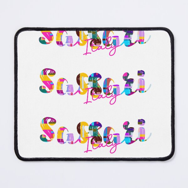 Item preview, Sassari, Italy, Vibrant Abstract City Typography Art designed and sold by Wanderful-roads.