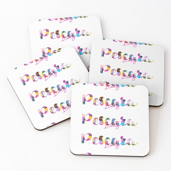 Item preview, Pescara, Italy, Vibrant Abstract City Typography Art designed and sold by Wanderful-roads.