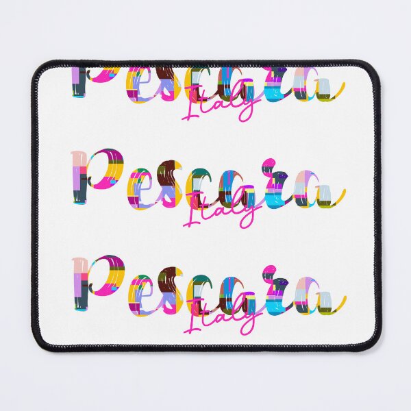 Item preview, Pescara, Italy, Vibrant Abstract City Typography Art designed and sold by Wanderful-roads.