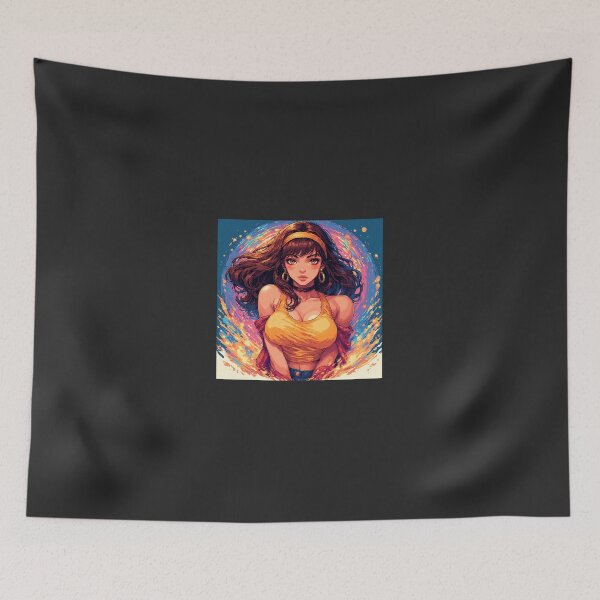 Item preview, Retro Beautiful Girl colorful designed and sold by jimcaza.