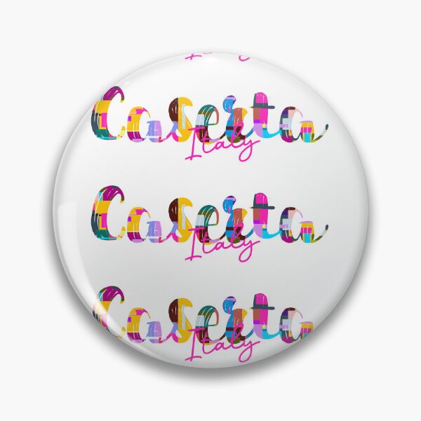 Item preview, Caserta, Italy, Vibrant Abstract City Typography Art designed and sold by Wanderful-roads.