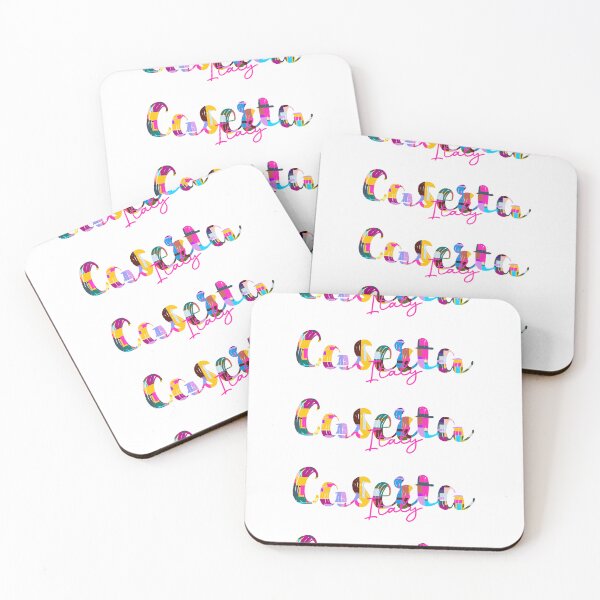 Item preview, Caserta, Italy, Vibrant Abstract City Typography Art designed and sold by Wanderful-roads.