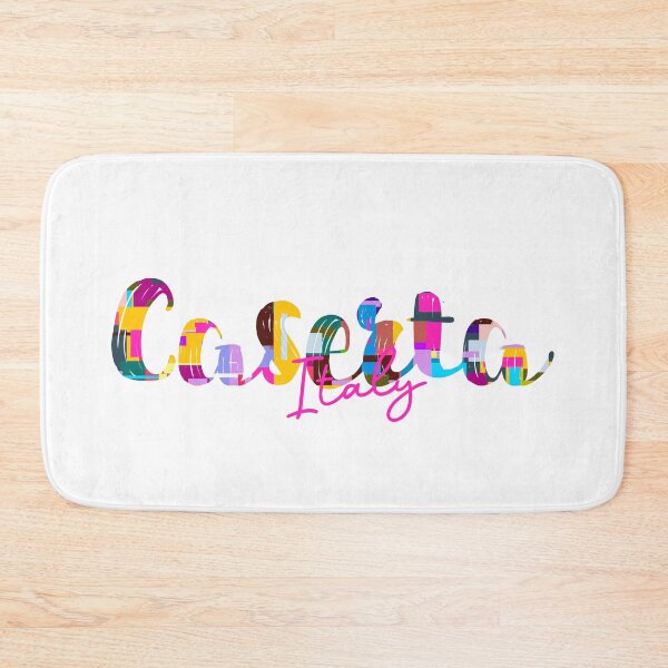 Item preview, Caserta, Italy, Vibrant Abstract City Typography Art designed and sold by Wanderful-roads.