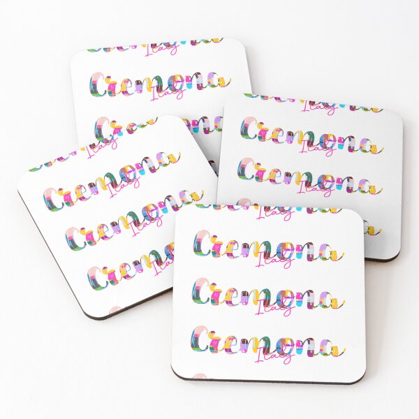 Item preview, Cremona, Italy, Vibrant Abstract City Typography Art designed and sold by Wanderful-roads.