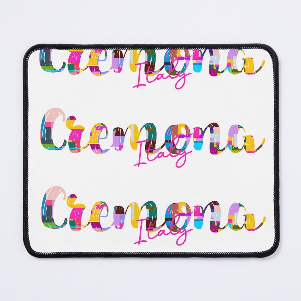 Item preview, Cremona, Italy, Vibrant Abstract City Typography Art designed and sold by Wanderful-roads.