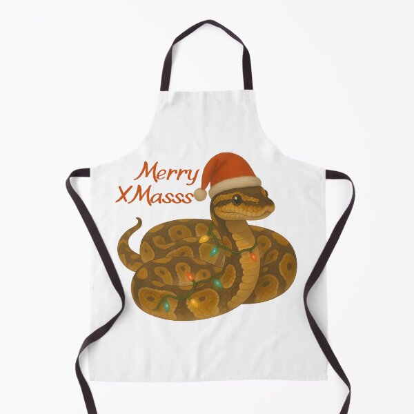 Item preview, Merry XMasss – Royal Python Christmas Design designed and sold by SVALANART.