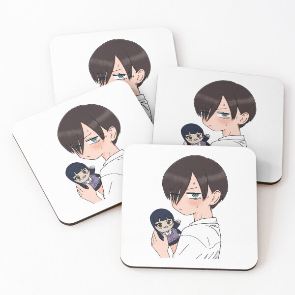 Item preview, Kyotaro, embarrassed, next to his puppet designed and sold by Erofran.
