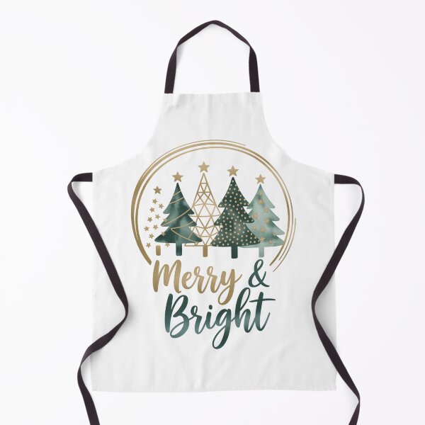 Item preview, Merry & Bright Christmas T-Shirt | Elegant Christmas Tree Design | Festive Gold Accent Holiday Shirt | Christmas Gift Idea designed and sold by PrintedWithSoul.
