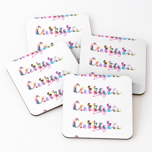 Item preview, Carrara, Italy, Vibrant Abstract City Typography Art designed and sold by Wanderful-roads.