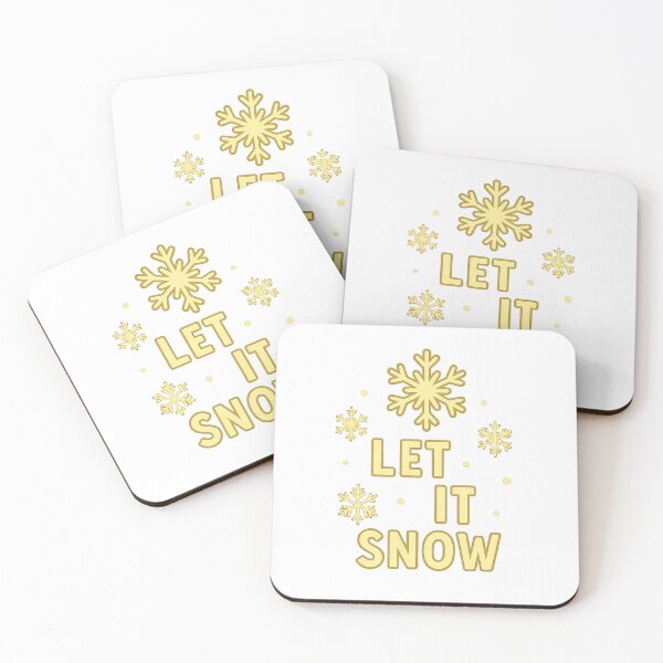 Item preview, Let It Snow Minimal Winter Typography designed and sold by Nuvijo.