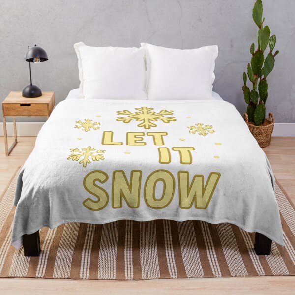 Item preview, Let It Snow Minimal Winter Typography designed and sold by Nuvijo.