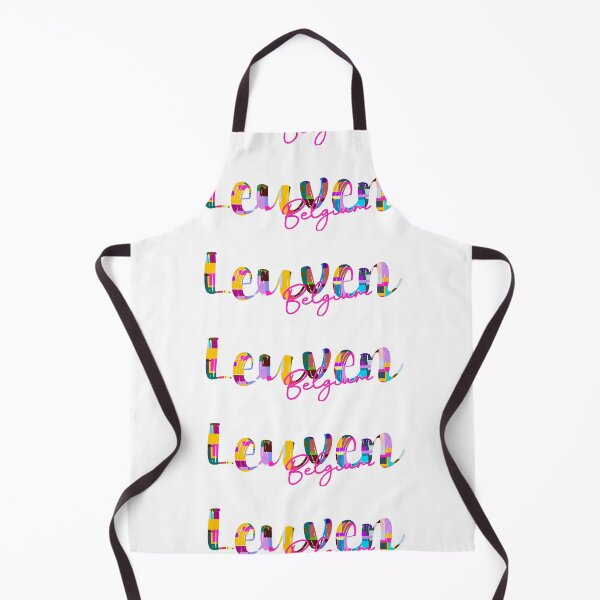 Item preview, Leuven, Belgium, Vibrant Abstract City Typography Art designed and sold by Wanderful-roads.
