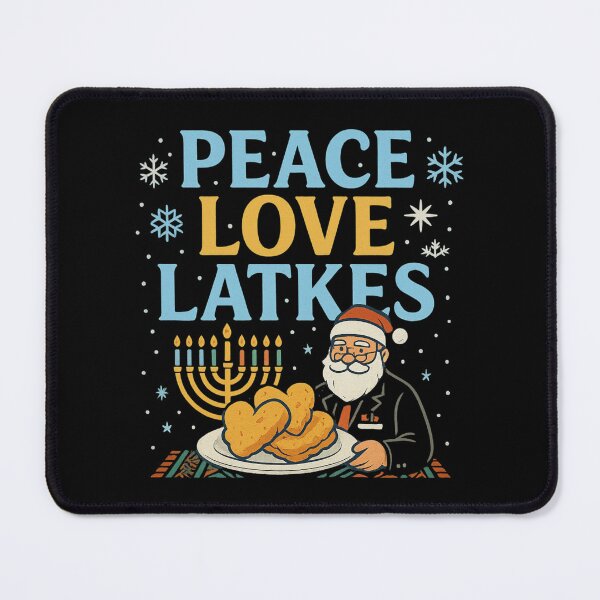 Item preview, Peace Love Latkes – Funny Hanukkah Food and Holiday Design designed and sold by AddictiveDesign.