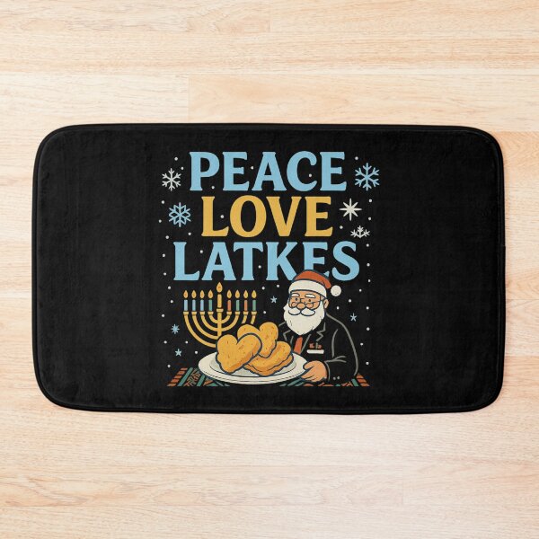 Item preview, Peace Love Latkes – Funny Hanukkah Food and Holiday Design designed and sold by AddictiveDesign.