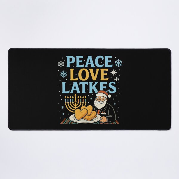 Item preview, Peace Love Latkes – Funny Hanukkah Food and Holiday Design designed and sold by AddictiveDesign.