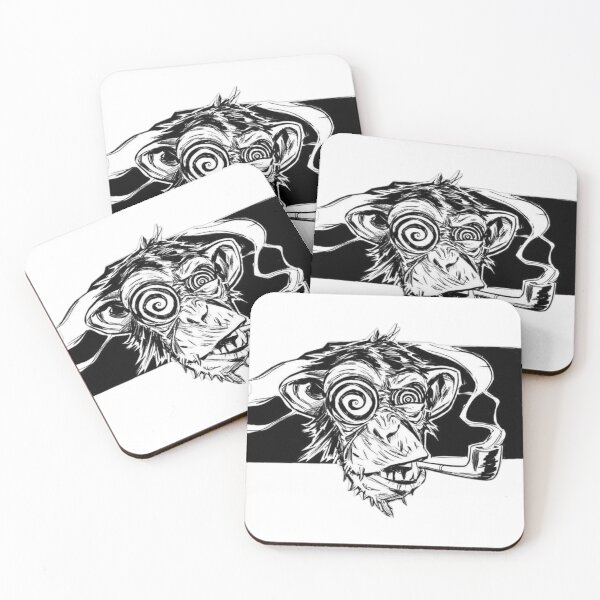 Item preview, Psychedelic Monkey Sketch Edgy Street Style designed and sold by Oniyasha.