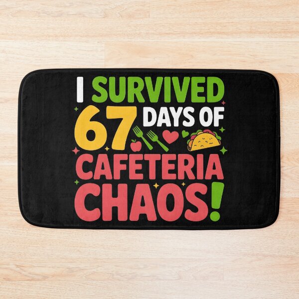 Item preview, I Survived 67 Days of Cafeteria Chaos Lunch Lady Staff Squad designed and sold by BLZART.