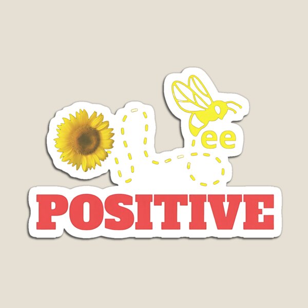 Artikelvorschau, Sei positiv | Niedliches, fliegendes Bienenmotiv – Inspirierende Botschaft der Freundlichkeit für Bienenliebhaber, Naturfreunde und alle, die Positivität lieben entworfen und verkauft von MagicShop3000.