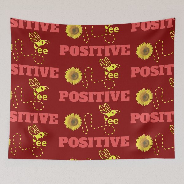 Item preview, Bee Positive | Cute Flying Bee Motivational Quote – Inspirational Kindness Message for Bee Lovers, Nature, and Positivity designed and sold by MagicShop3000.