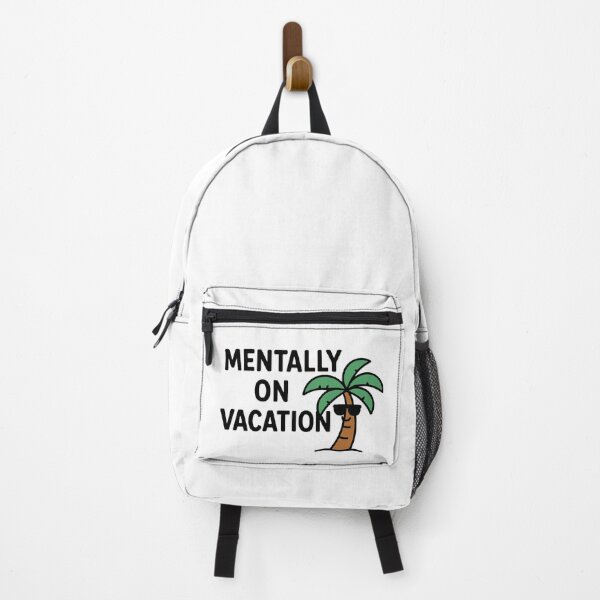 Item preview, Mentally On Vacation – Funny Work Humor – Minimalist Vacation Quote designed and sold by DabrowskiDesign.
