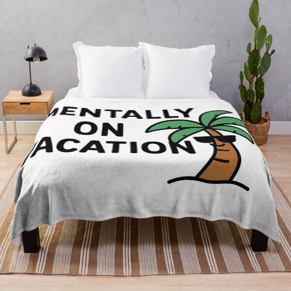 Item preview, Mentally On Vacation – Funny Work Humor – Minimalist Vacation Quote designed and sold by DabrowskiDesign.
