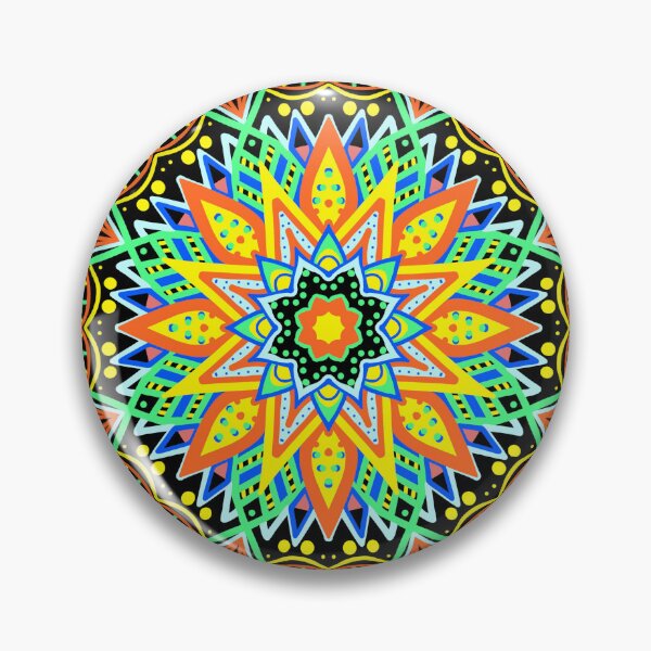 Item preview, Neon Poinsettia Mandala designed and sold by APCHAUart.