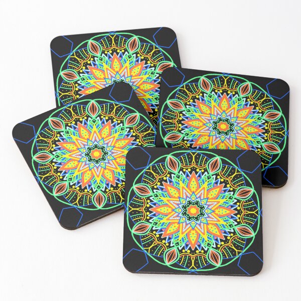Item preview, Neon Poinsettia Mandala designed and sold by APCHAUart.